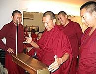 with Drepung Loseling Tibetan Monks